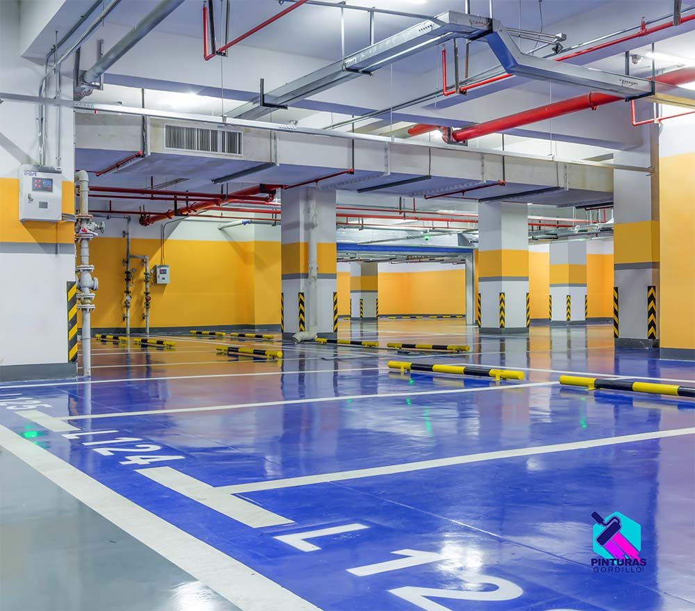 pintura industrial parcking
